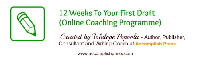 12 Weeks To Your First Draft Online Writing Programme